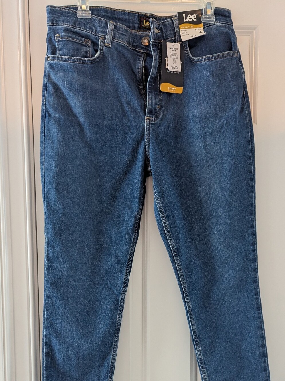 Lee Breeze Skinny Jeans in Classic Blue Denim